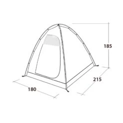 Outwell Free Standing Inner L -Outdoor World Direct Shop 111340 free standing inner l drawing perspective2 1
