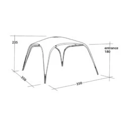 Outwell Event Lounge L 3.5m (2023) 16 Outwell Event Lounge L 3.5m (2023) -Outdoor World Direct Shop 111359 event lounge l drawing perspective2