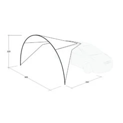 Outwell Forecrest Canopy -Outdoor World Direct Shop 111402 forecrest canopy drawing perspective2