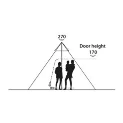 Easy Camp Moonlight Tipi Tent -Outdoor World Direct Shop 120381 moonlight tipi drawing other4