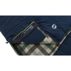 Outwell Camper Lux "L" Sleeping Bag Deep Blue 14 Outwell Camper Lux "L" Sleeping Bag Deep Blue -Outdoor World Direct Shop 230392 camper lux left side zipper feature photo8