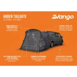 Vango Arden Tailgate Awning (2025) -Outdoor World Direct Shop arden tailgate infographic lowres
