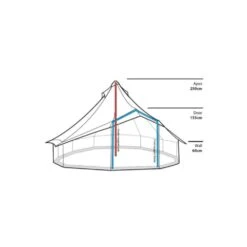 Outdoor Revolution Bell Star 400 - Polycotton (2025) 13 Outdoor Revolution Bell Star 400 - Polycotton (2025) -Outdoor World Direct Shop bell star floor