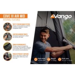 Vango Airbeam Vango Cove III Air Mid Awning (2024) 21 Vango Airbeam Vango Cove III Air Mid Awning (2024) -Outdoor World Direct Shop cove iii air mid infographic internal lr