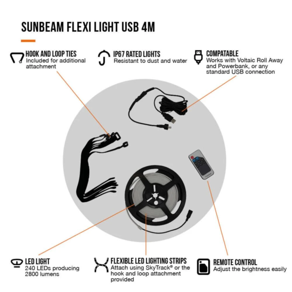 Vango Sunbeam Flexi Light 4m (USB) 2 Vango Sunbeam Flexi Light 4m (USB) - Image 2