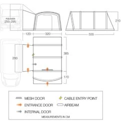 Vango Galli CC II Air Tall Awning 22 Vango Galli CC II Air Tall Awning -Outdoor World Direct Shop galli cc air tall floorplanlr