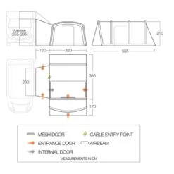 Vango Airbeam Vango Galli Pro Air Tall Awning -Outdoor World Direct Shop galli pro air tall floorplan low