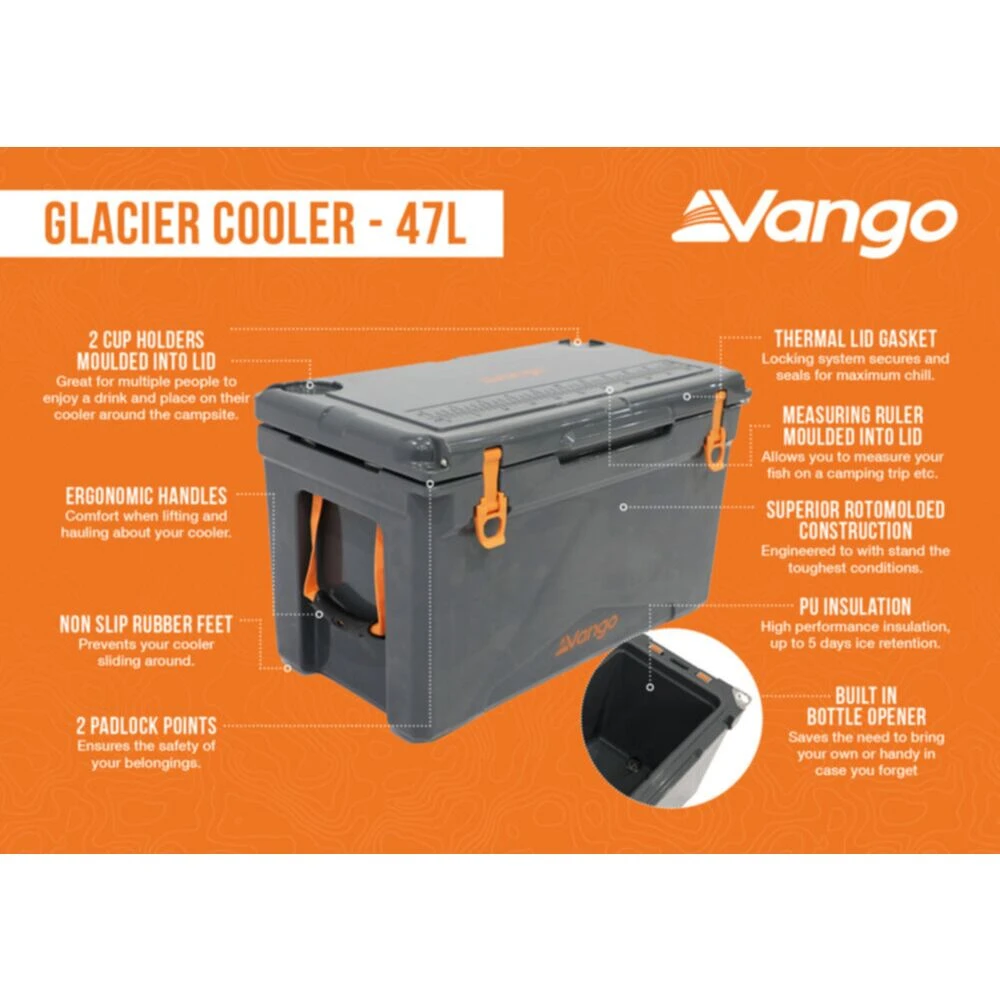 Vango Glacier 47L Cool Box 4 Vango Glacier 47L Cool Box - Image 4