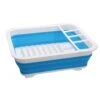 Quest Collapsible-Wares Dish Rack Drainer With Cutlery Holder