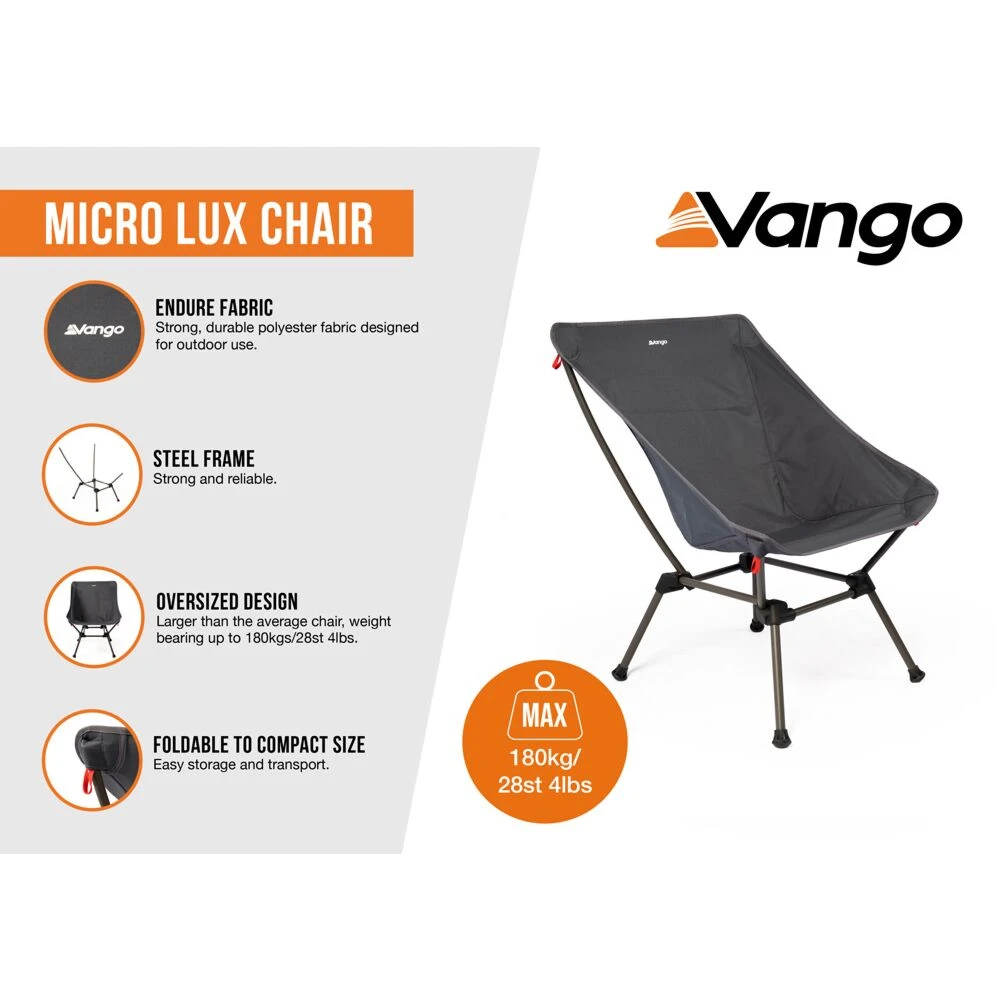Vango Micro Lux Chair (Excalibur) 3 Vango Micro Lux Chair (Excalibur) - Image 3