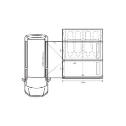 Outdoor Revolution Movelite T3E High Awning (255-305cm) -Outdoor World Direct Shop orda2220 fp