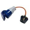 Outdoor Revolution UK Mains Adaptor 13a Socket To Caravan Mains Plug