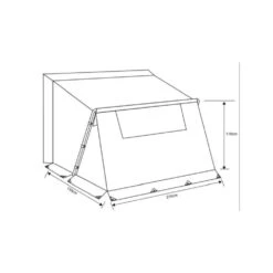 Outdoor Revolution Universal Annexe - Steel Pole (2023) -Outdoor World Direct Shop orit405 3