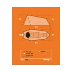 Vango Soul 100 Tent (2025) -Outdoor World Direct Shop soul 100 floorplan low res small