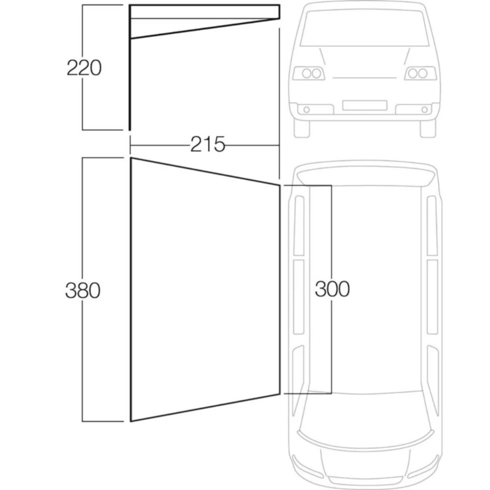 Vango Poled Sun Canopy (3m) 2 Vango Poled Sun Canopy (3m) - Image 2